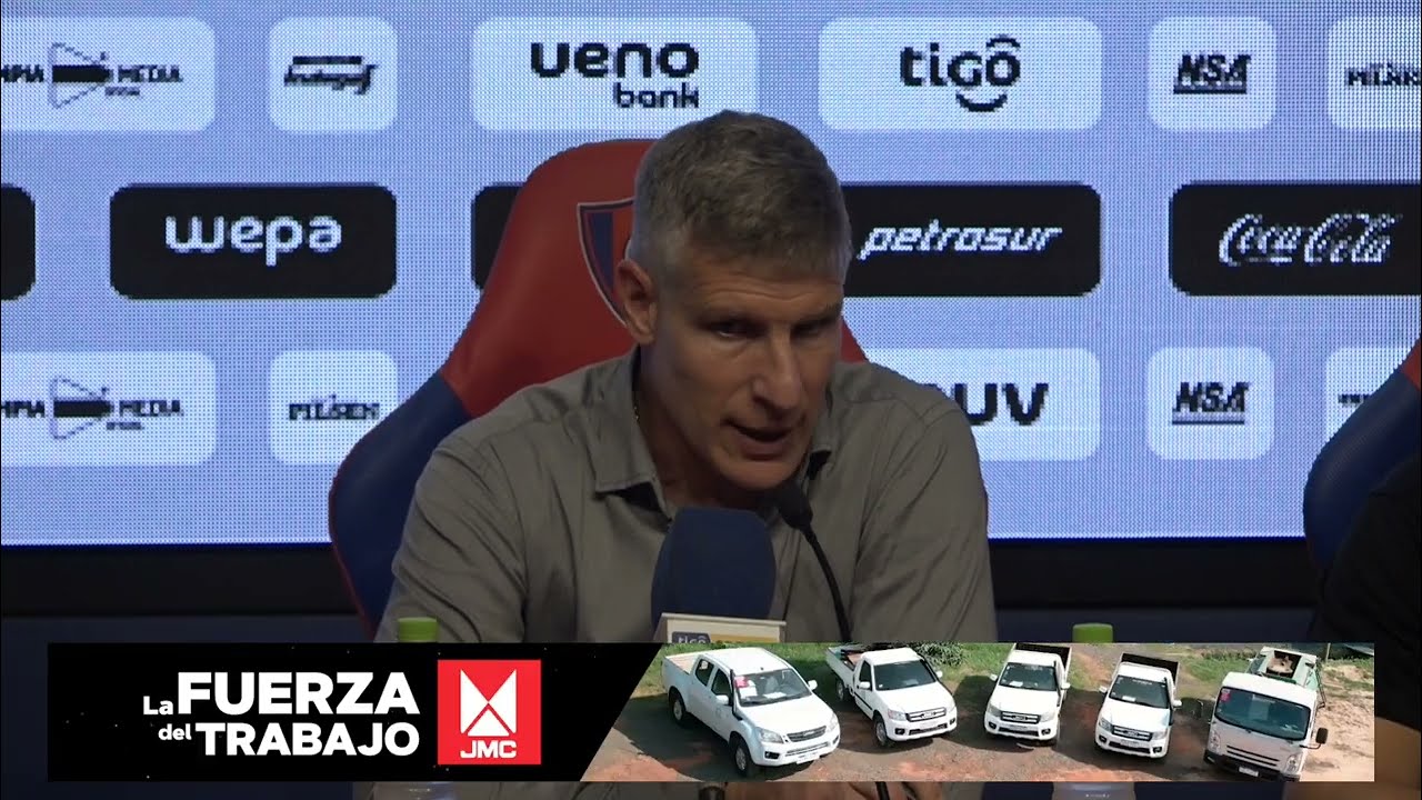 Video: Cerro Porteño (1) – (1) Olimpia: Palabras del DT Martín Palermo