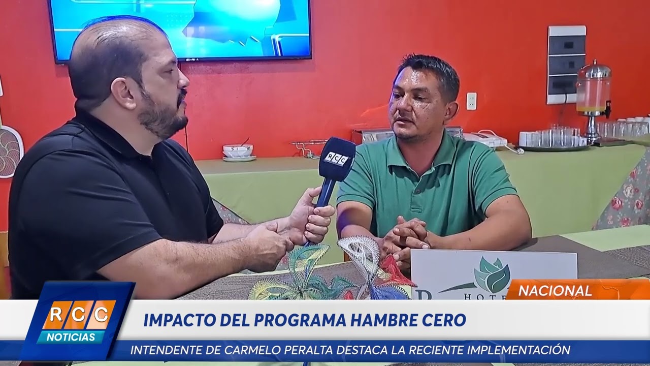 Video: Silverio Adorno destaca el impacto del programa Hambre Cero en las escuelas de Carmelo Peralta