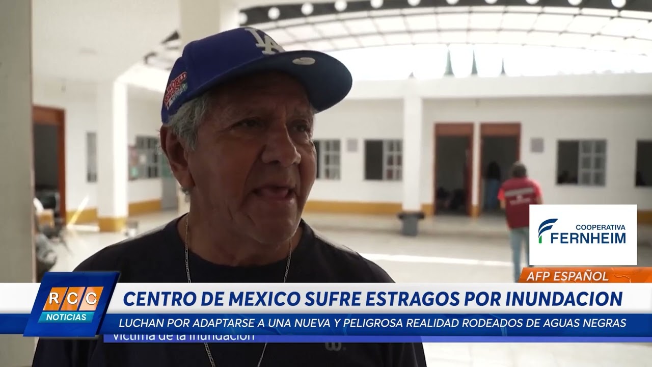 Video: Pobladores del centro de México luchan por sobrevivir en medio de inundación