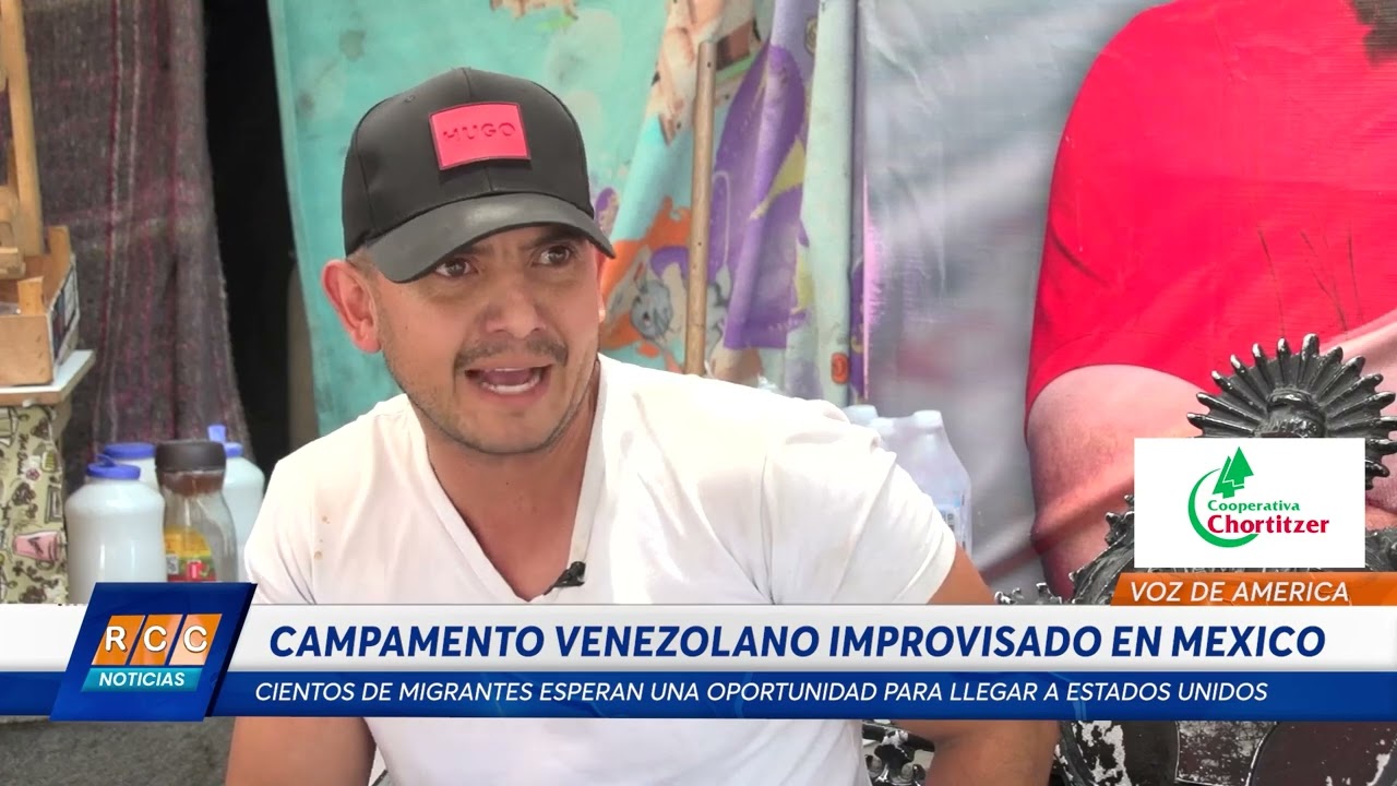 Video: Migrantes pernoctan en “Pequeña Venezuela”, campamento improvisado en la capital mexicana