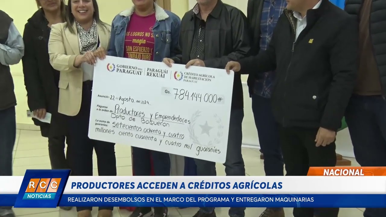 Video: Productores acceden a créditos agrícolas con más facilidad