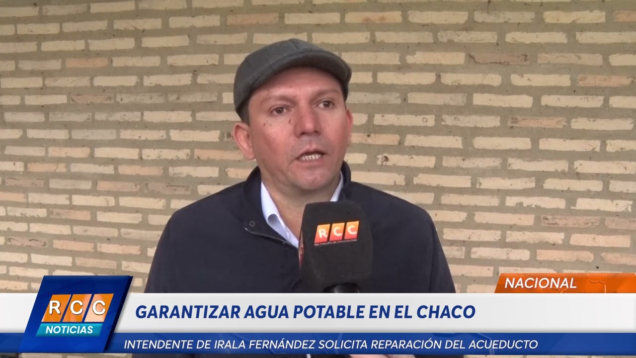 Video: Intendente de Tte. Irala Fernández solicita reparación del acueducto para garantizar agua potable