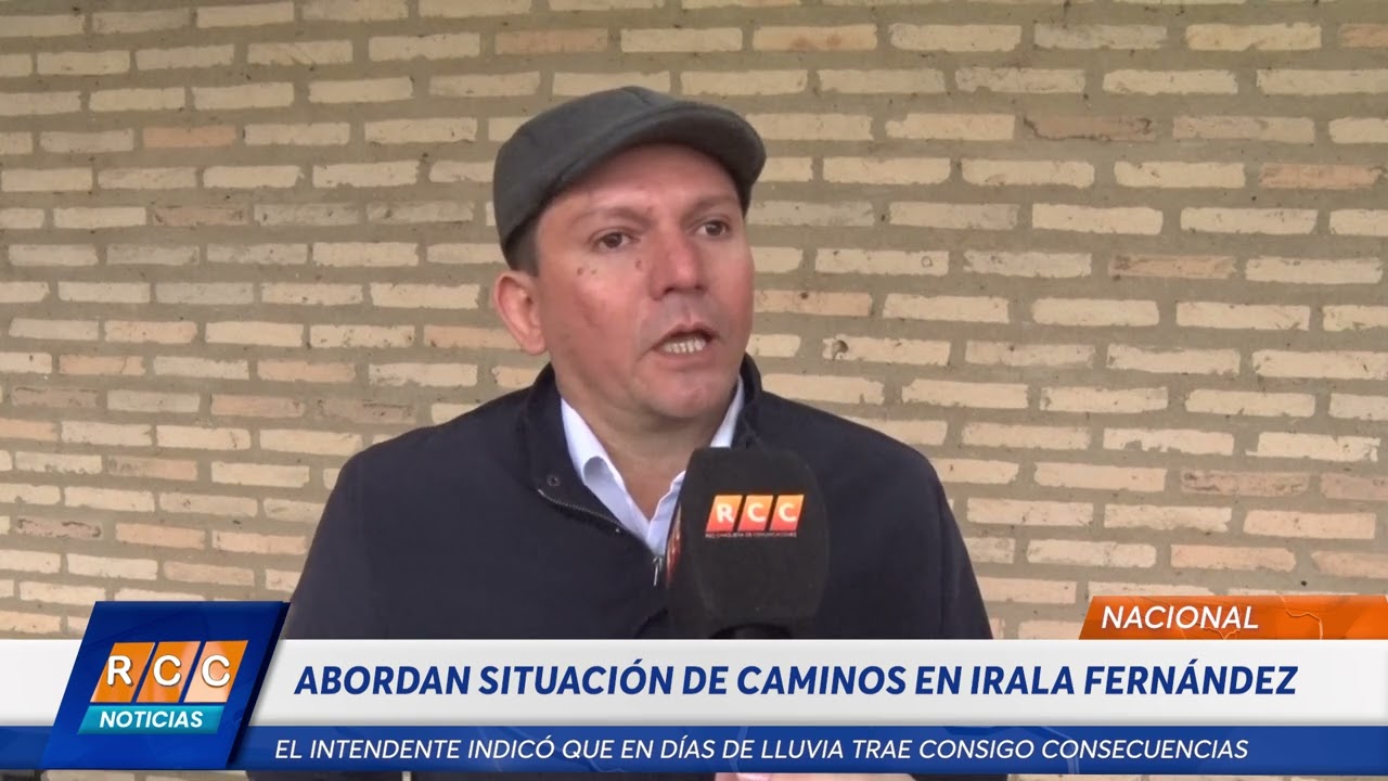 Video: Abordan la situación en caminos en Irala Fernández