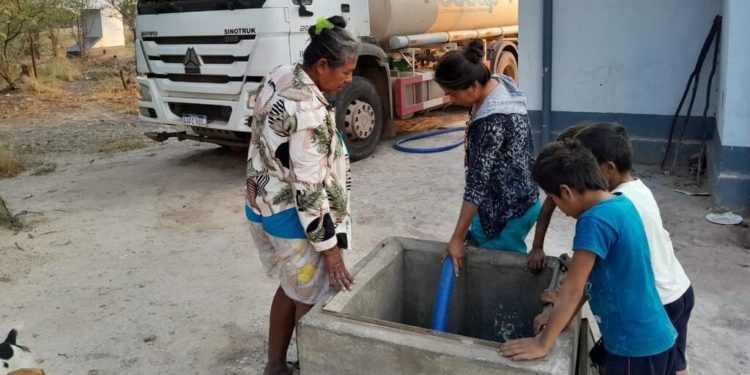 Unos 2.200.000 litros de agua llegaron al Chaco mediante operativo «Y Jeroja II»