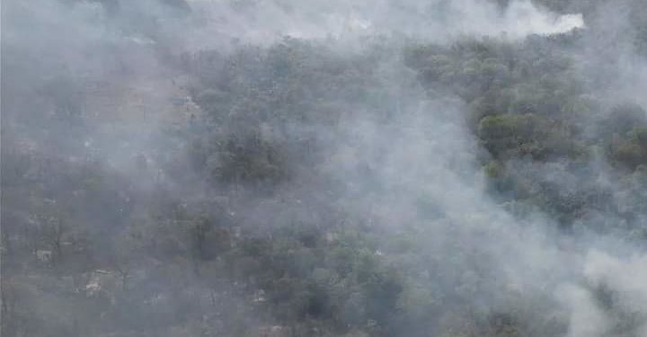 Se declaró Emergencia General por incendio forestal en el Parque Nacional Cerro Corá, Amambay