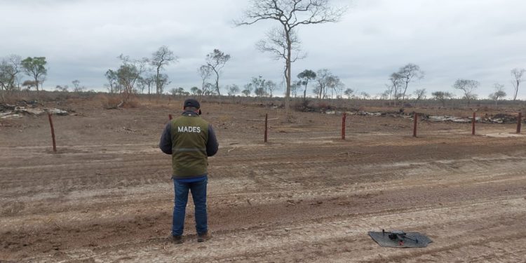 MADES interviene establecimiento donde se habría originado uno de los incendios en el Alto Paraguay MADES interviene establecimiento donde se habría originado uno de los incendios en el Alto Paraguay