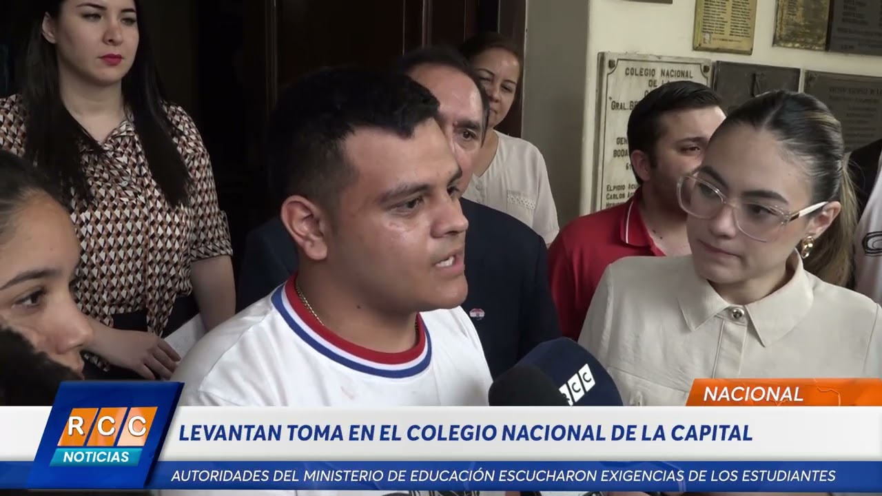Video: Estudiantes levantaron la toma en el CNC tras exigencias escuchadas por las autoridades