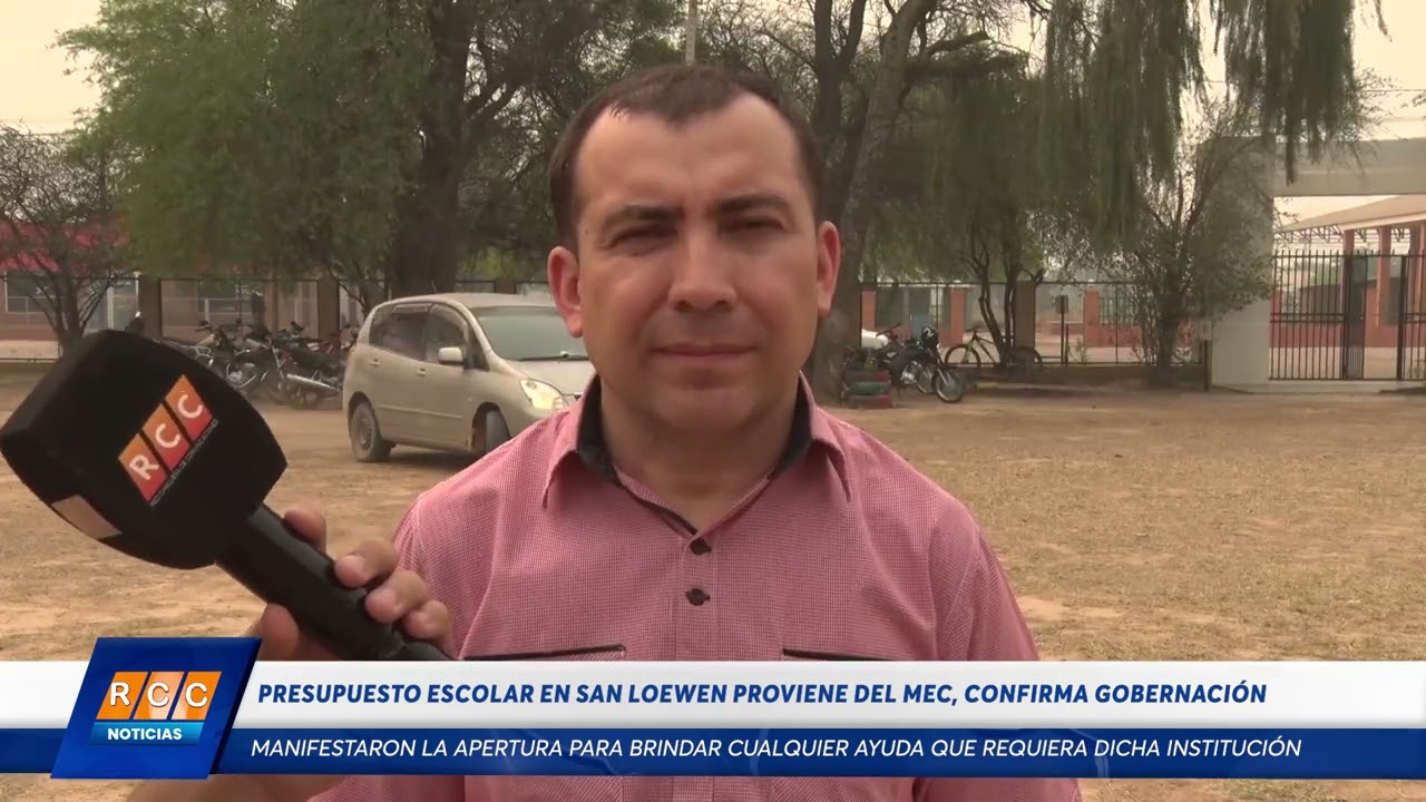 Video: Gobernación de Boquerón ofrece apoyo adicional a la Escuela 12 de Mayo de San Loewen