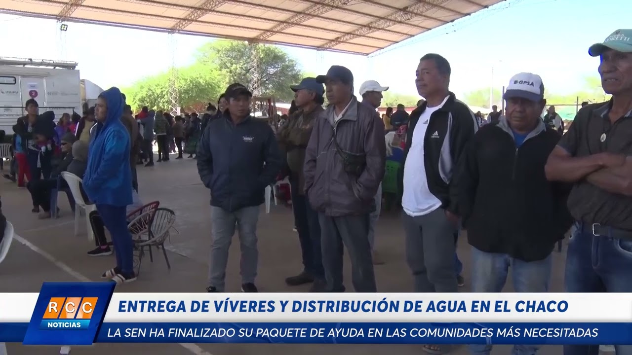 Video: La SEN concluyó la entrega de víveres y distribución de agua en el Chaco