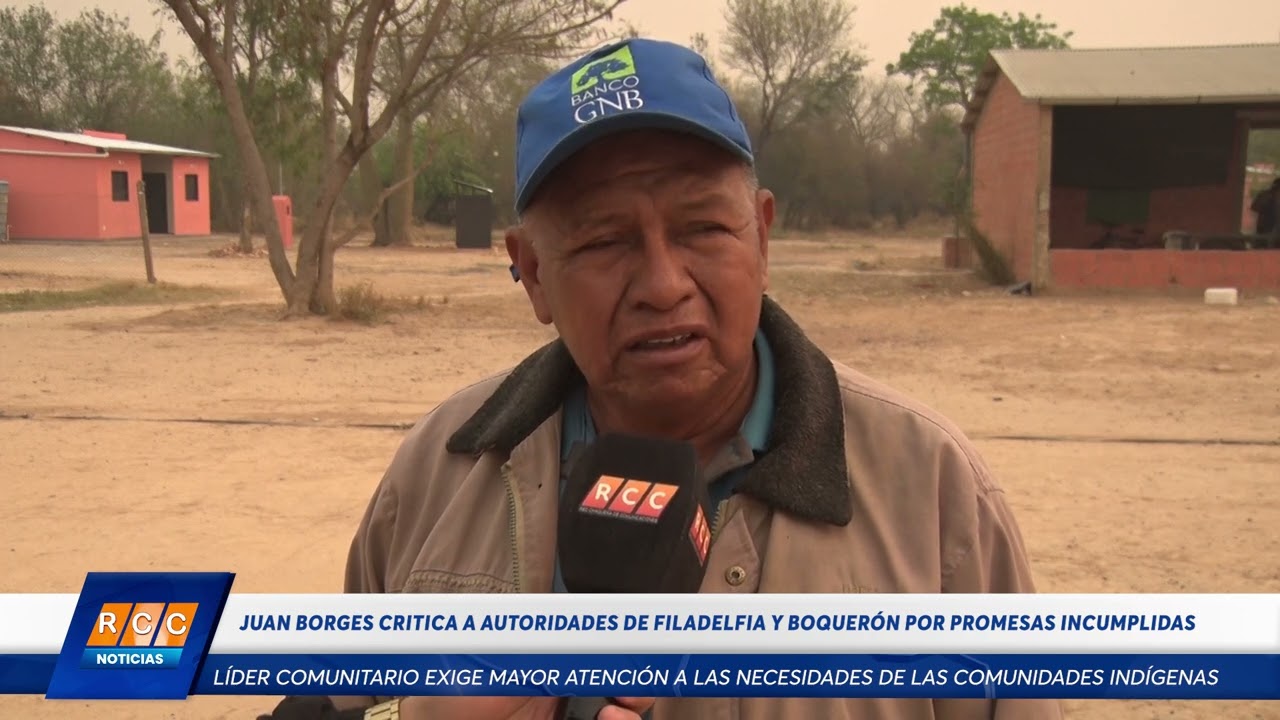 Video: Líder de la Comunidad San Loewen exige cumplimiento de promesas a las autoridades
