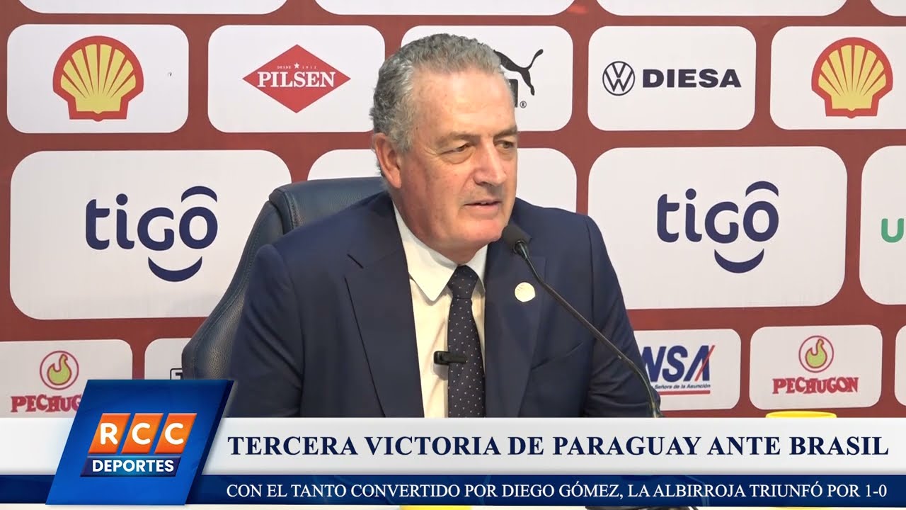 Video: Paraguay (1) – (0) Brasil  – Palabras del entrenador Gustavo Alfaro