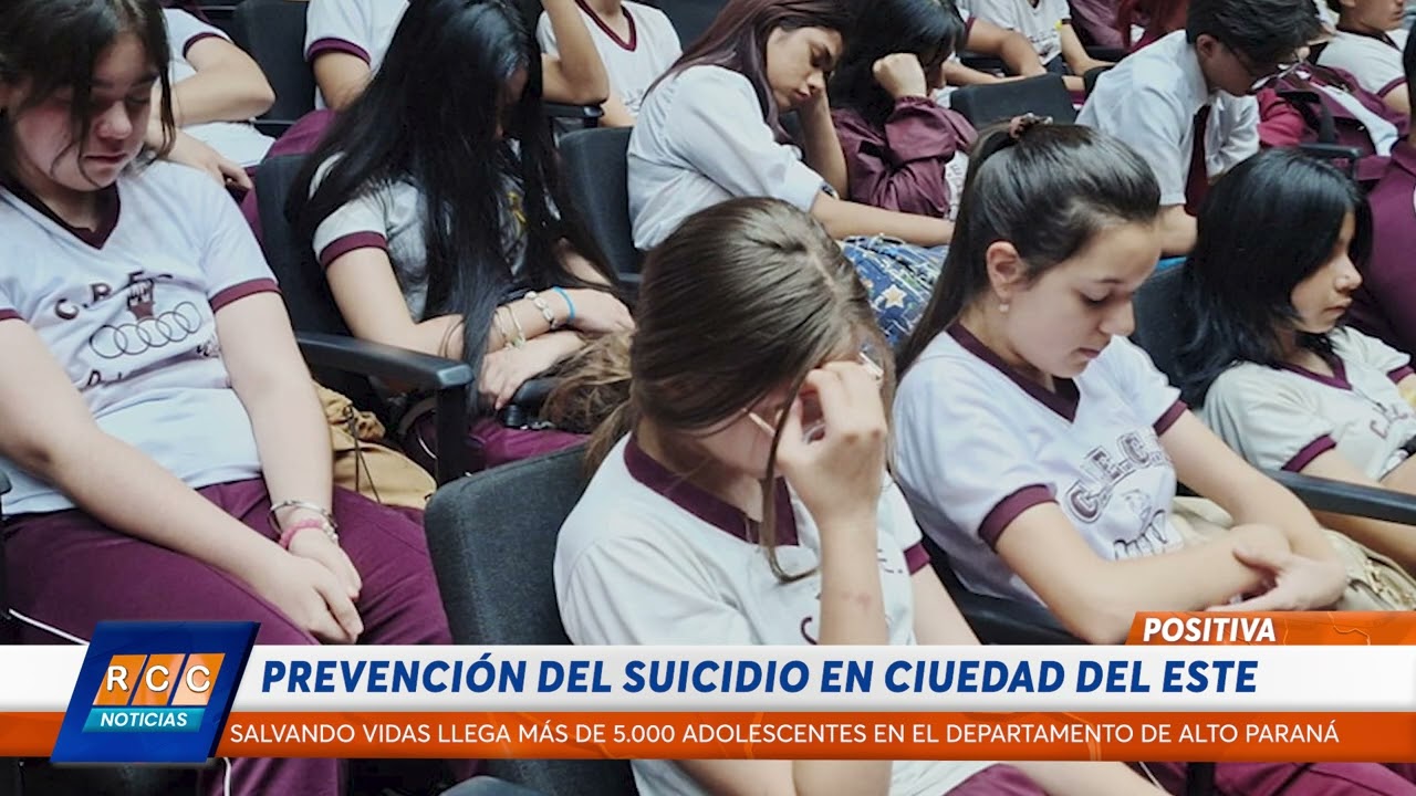 Video: Salvando vidas realiza prevención del suicidio en Ciuedad del Este
