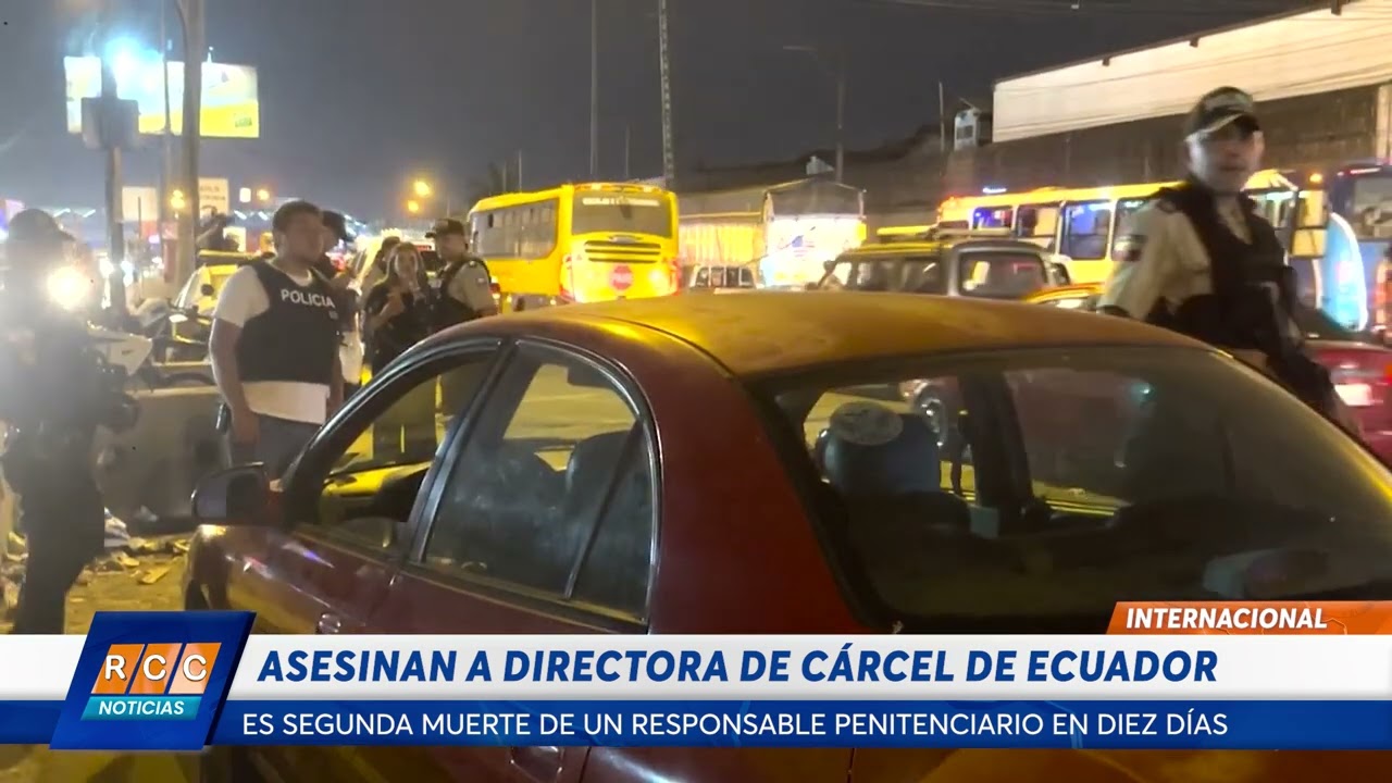 Video: Asesinan a directora de cárcel de Ecuador, la segunda en diez días