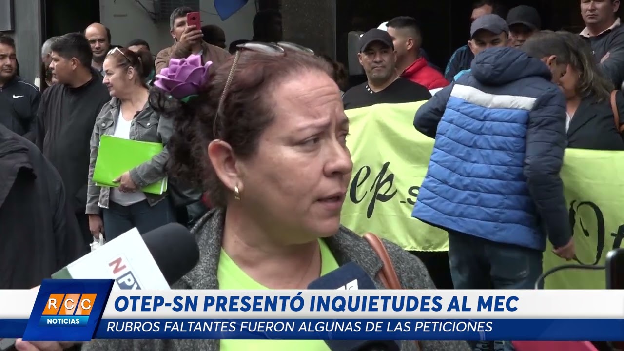 Video: Gremio de docentes presentó inquietudes al MEC, principalmente sobre tema rubros