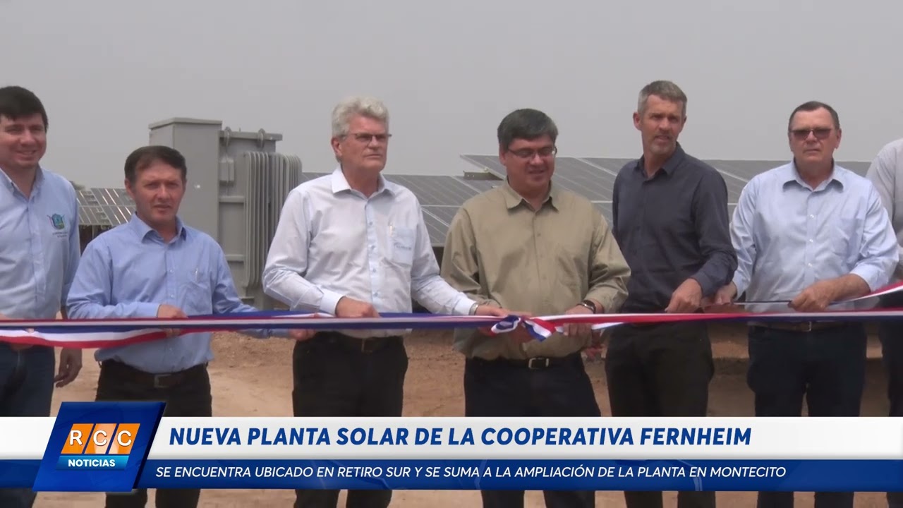 Video: Inauguración y expansión de plantas solares de la Cooperativa Fernheim