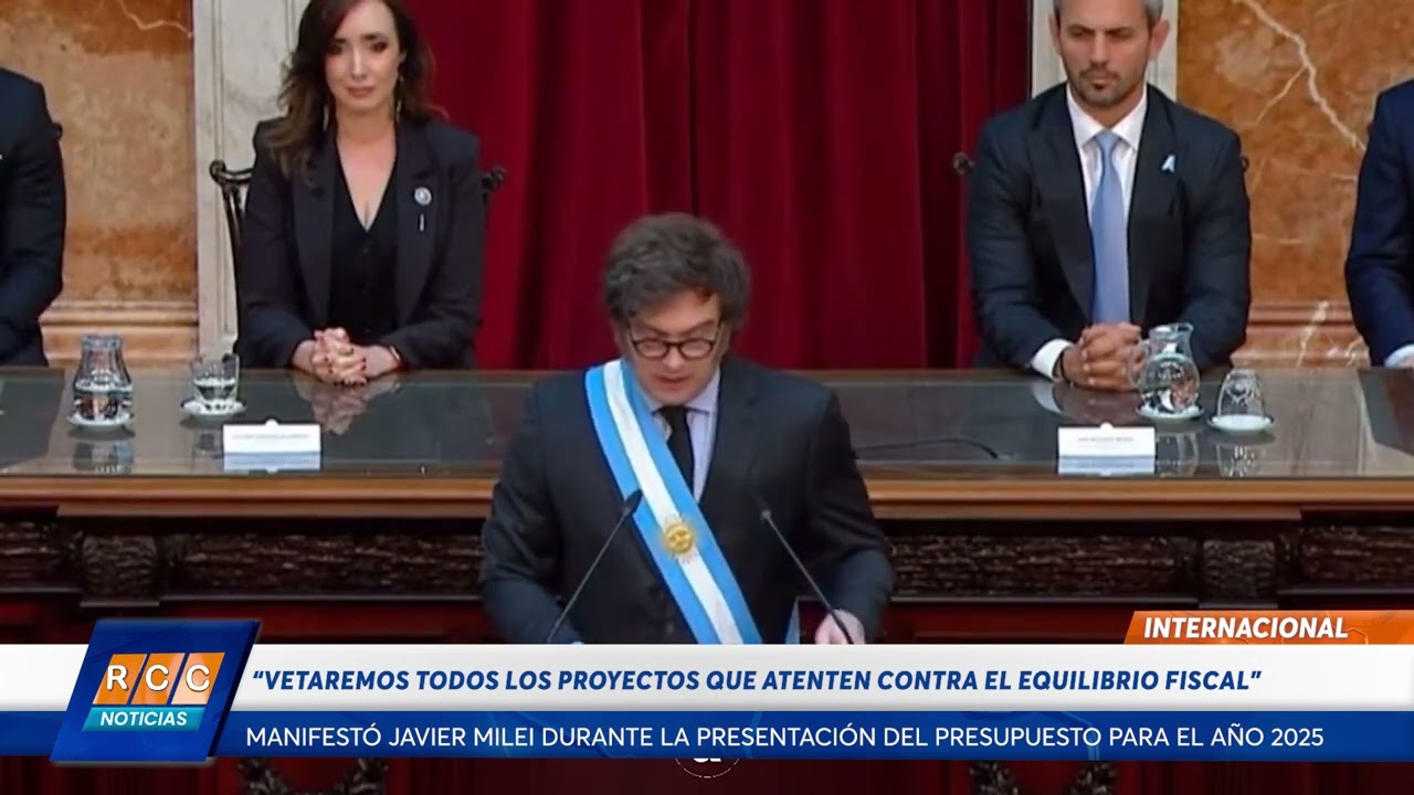 Video: Javier Milei: “Vetaremos todos los proyectos que atenten contra el equilibrio fiscal”