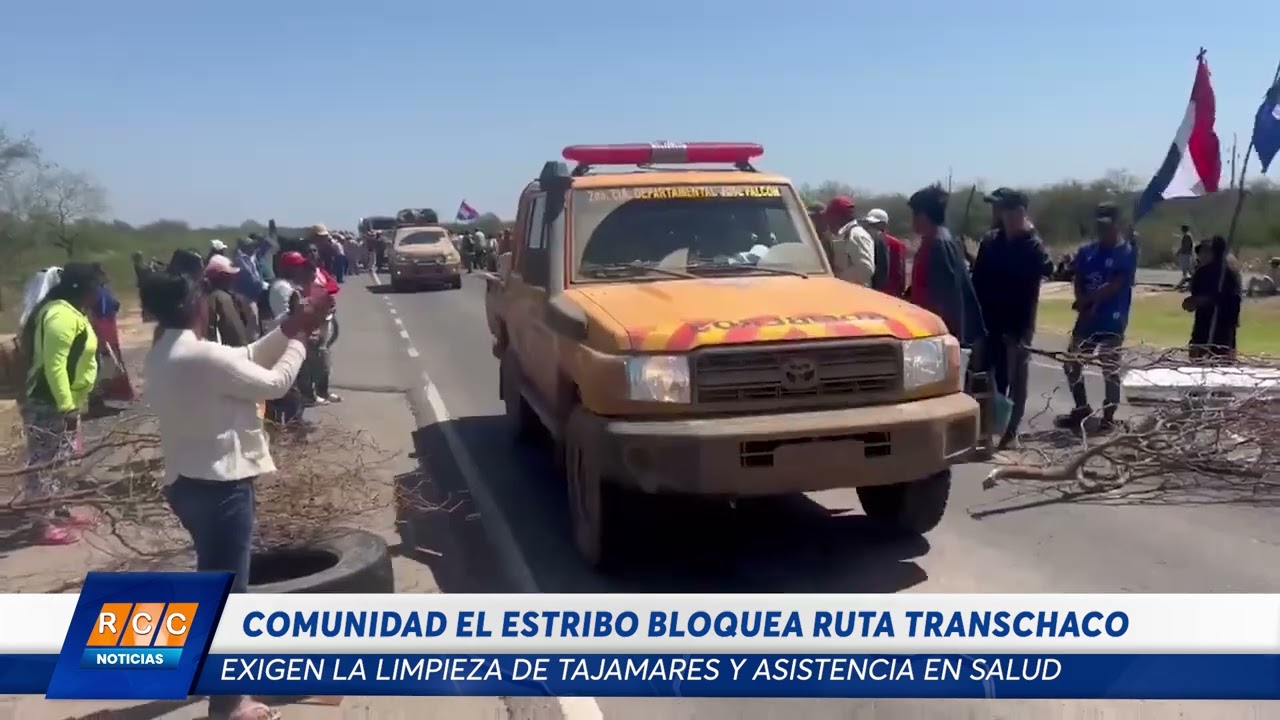 Video: Comunidad El Estribo bloquea ruta Transchaco en reclamo de agua y asistencia