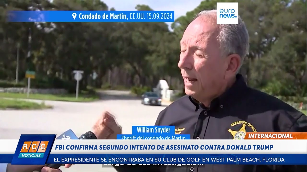 Video: El FBI confirma que Donald Trump fue víctima de un segundo intento de asesinato