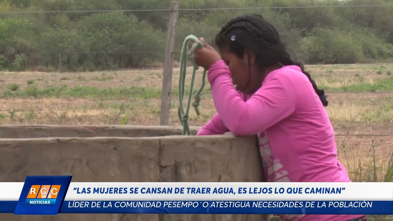 Video: Pesempo´o: “Las mujeres se cansan de traer agua, es muy lejos lo que caminan”