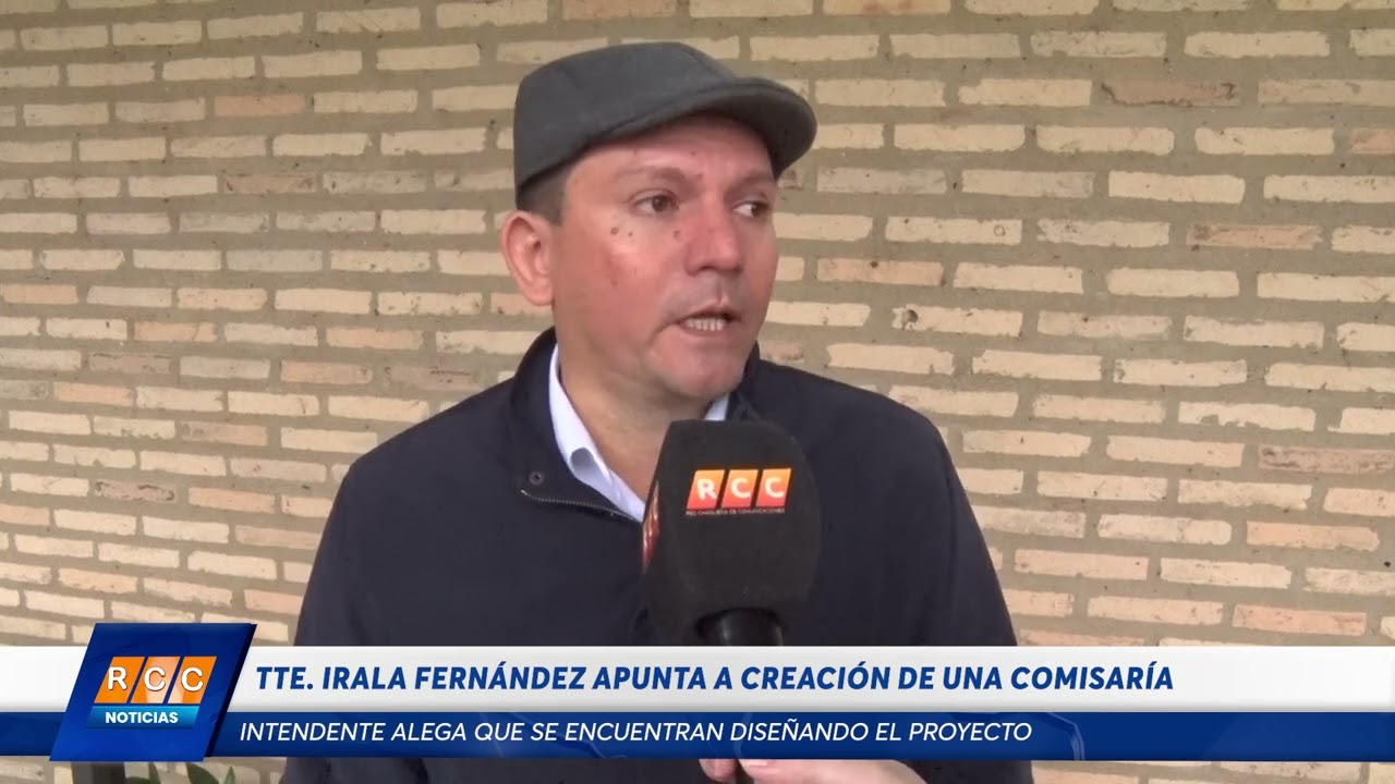 Video: Tte. Irala Fernández apunta a creación de una nueva comisaría