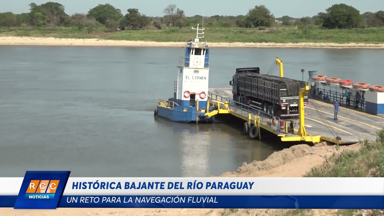 Video: Histórica bajante del río Paraguay: un reto para la navegación fluvial