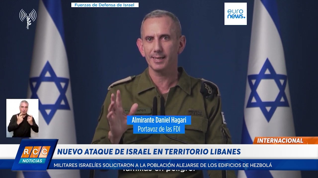 Video: Israel ataca de nuevo Líbano y pide a la población alejarse de los edificios de Hezbolá