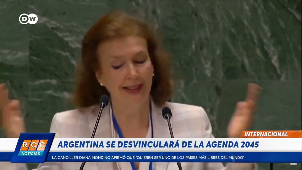 Video: Argentina se desvincula de la Agenda 2045: “Queremos ser uno de los países más libres del mundo”