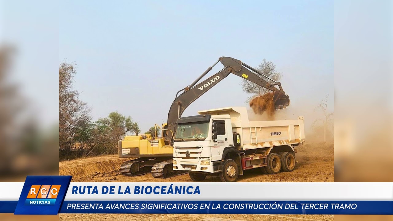 Video: Avanza con éxito la construcción del tercer tramo de la ruta Bioceánica