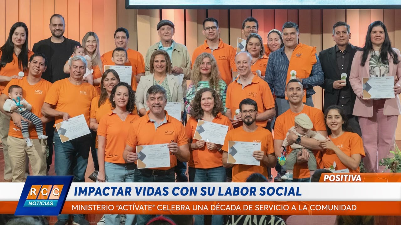 Video: Ministerio “Actívate” celebra 10 años de impactar vidas con su labor social
