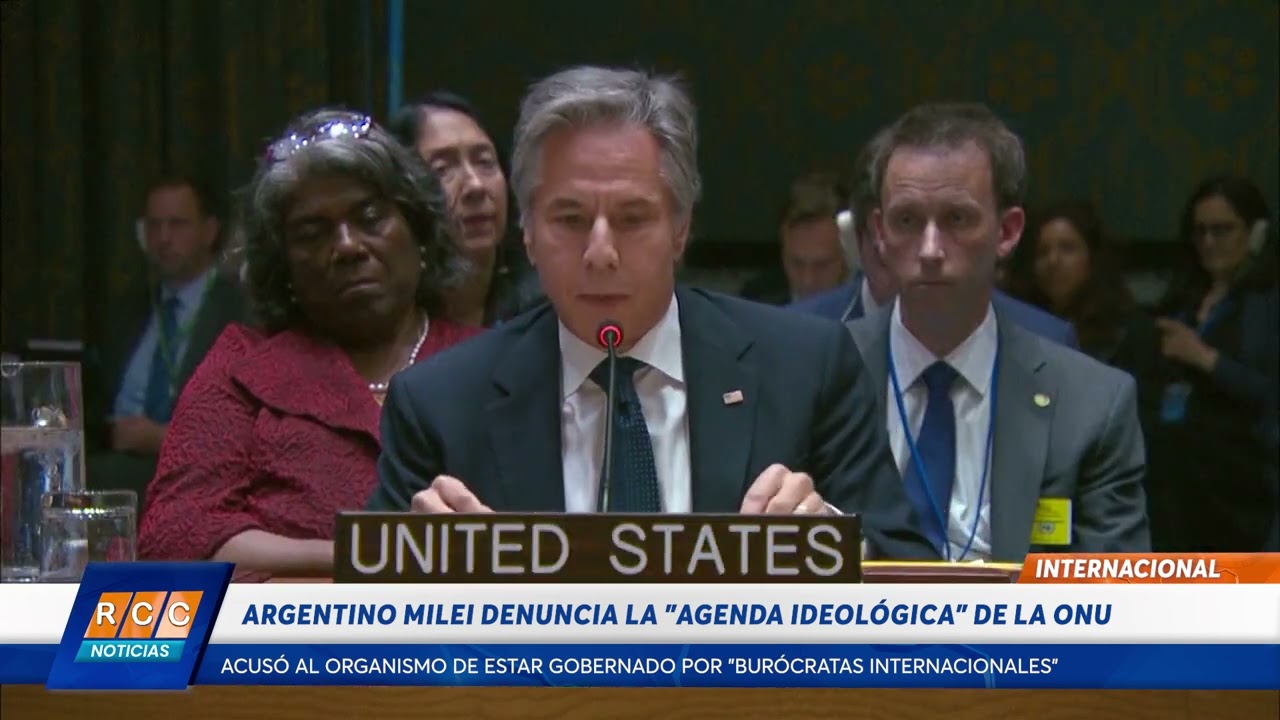 Video: Argentino Milei denuncia la «agenda ideológica» de la ONU en un filoso discurso