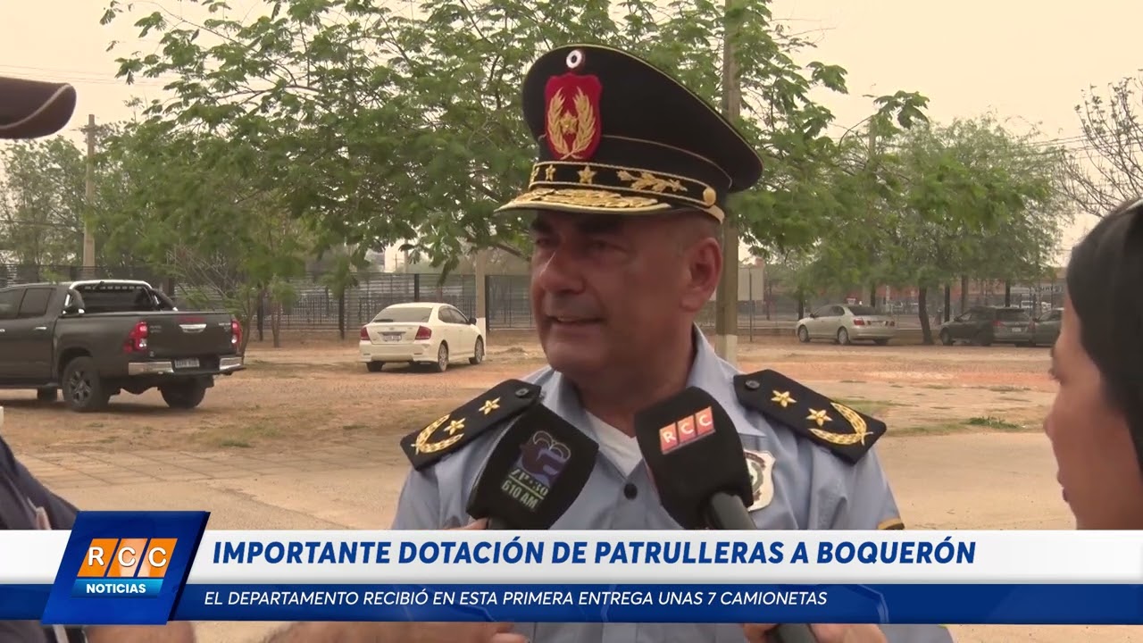 Video: Llegaron a Boquerón las siete patrulleras donadas por el Gobierno Nacional