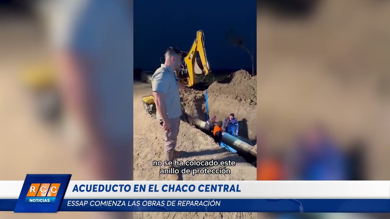 Video: ESSAP comienza las obras de reparación del acueducto en el Chaco Central