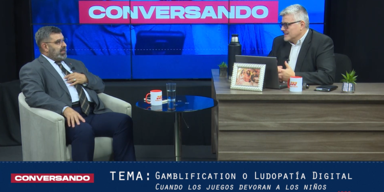 «Gamblification o Ludopatía Digital: Cuando los juegos devoran a los niños» en el próximo capítulo de Conversando «Gamblification o Ludopatía Digital: Cuando los juegos devoran a los niños» en el próximo capítulo de Conversando