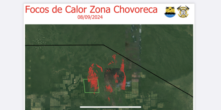 Empeoran los incendios en zona Chovoreca, con acusaciones en redes sociales de quema provocada.
