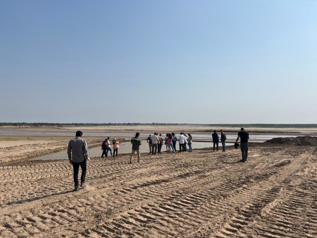 Pilcomayo: Trinacional hizo visita técnica en cuenca baja