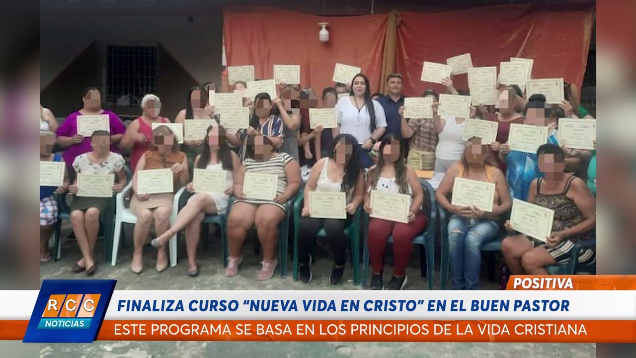 Video: 35 mujeres privadas de libertad finalizaron el curso “Nueva Vida en Cristo”