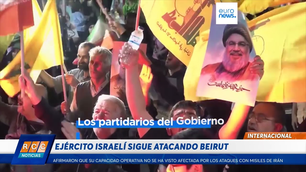 Video: El Ejército israelí sigue atacando Beirut tras la ofensiva con misiles de Irán contra Israel