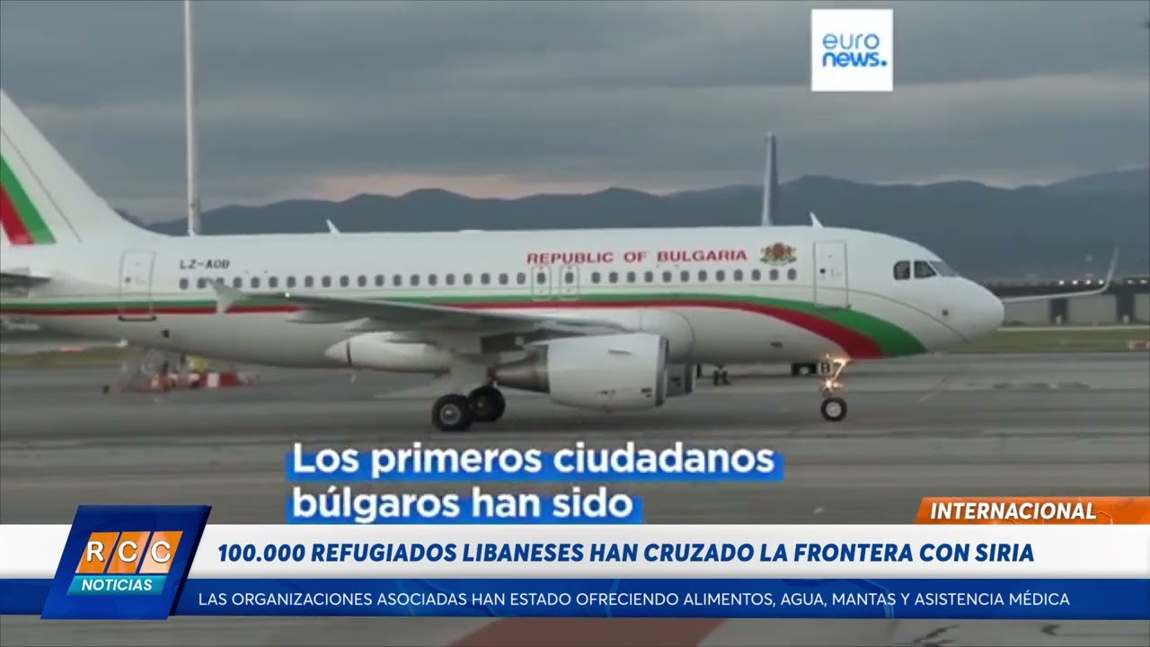 Video: Unos 100.000 refugiados libaneses han cruzado la frontera con Siria, según la ONU