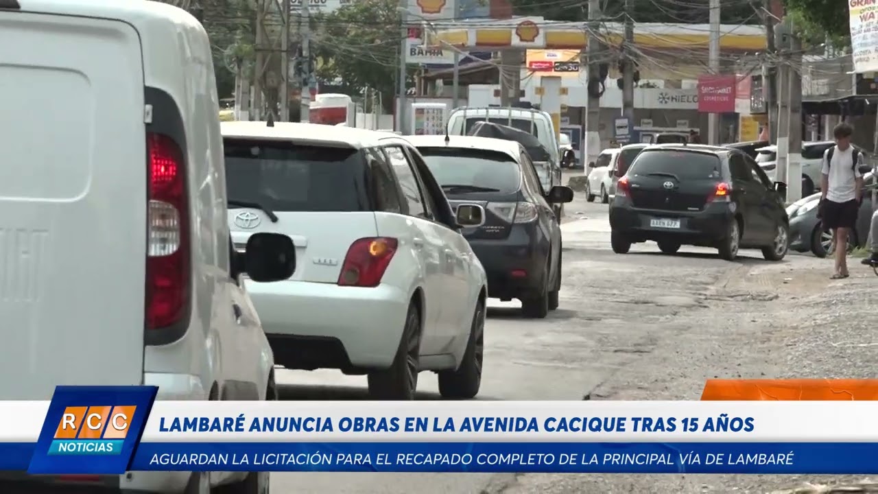 Video: La Municipalidad de Lambaré anunció licitación para el recapado de la principal arteria de la ciudad