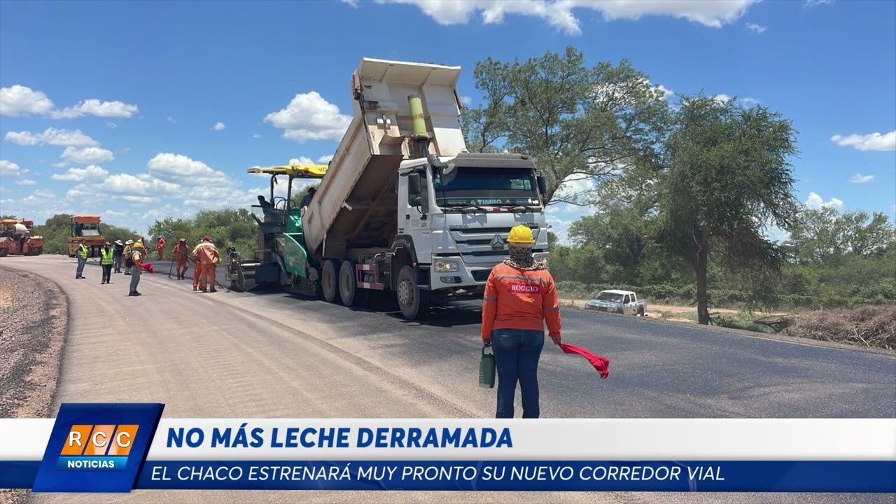 Video: ¡No más leche derramada! El Chaco estrenará muy pronto su nuevo corredor vial
