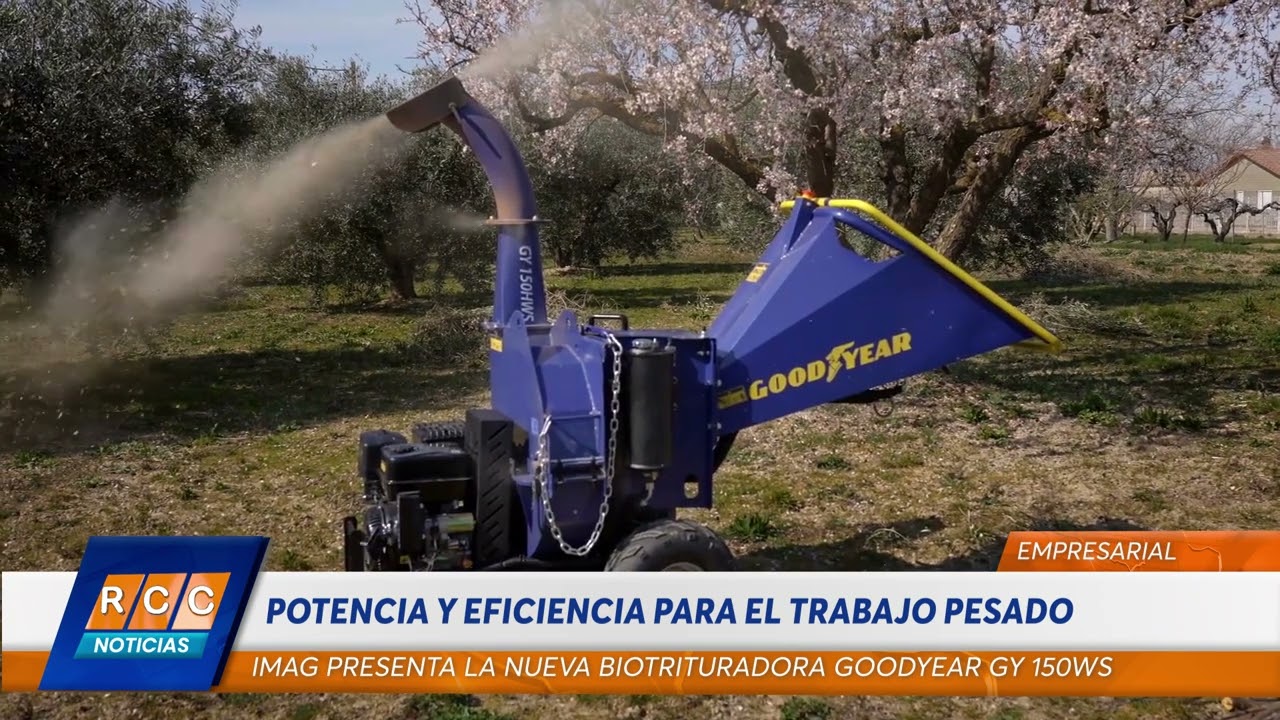 Video: IMAG presenta la nueva Biotrituradora Goodyear GY150WS: potencia y eficiencia para el trabajo pesado