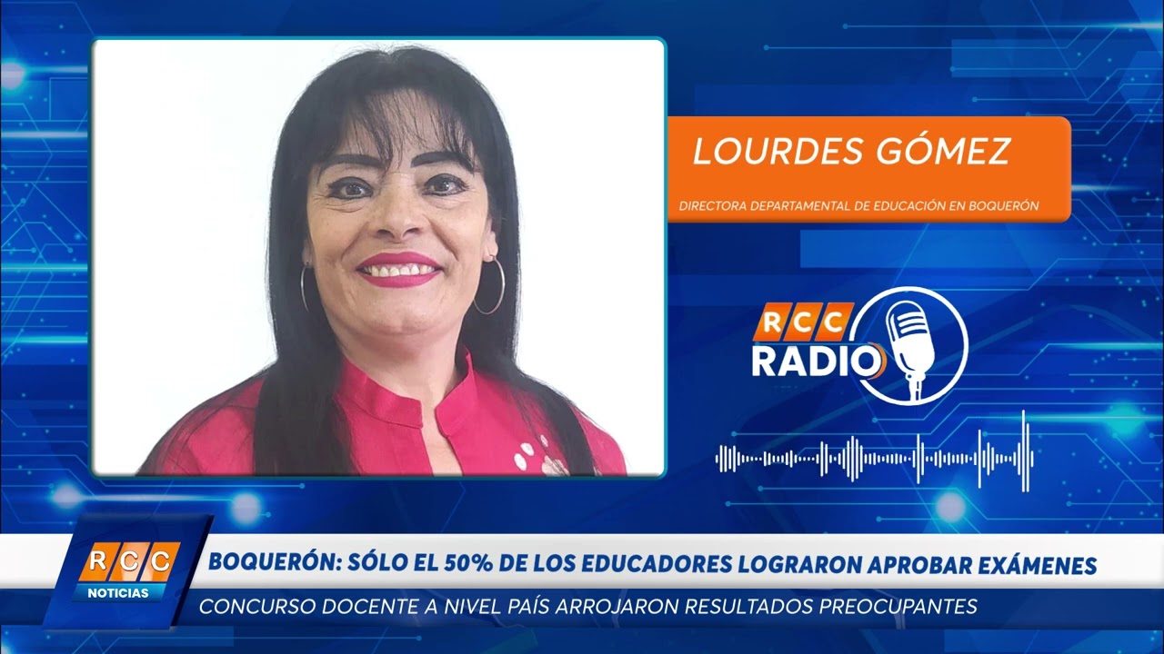 Video: En Boquerón sólo el 50% de los educadores lograron aprobar los exámenes del Concurso Docente