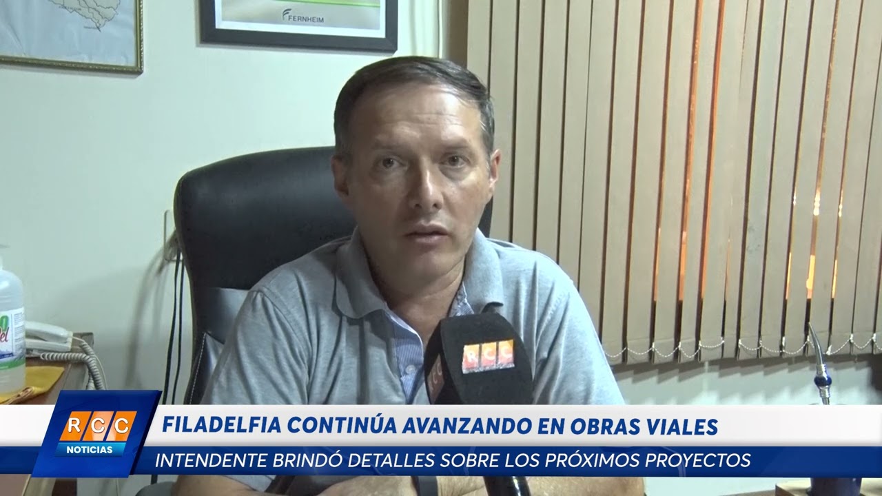 Video: Filadelfia continúa avanzando en obras viales