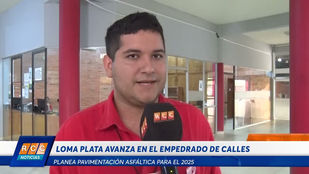 Video: Loma Plata avanza en el empedrado de calles y planea pavimentación para 2025
