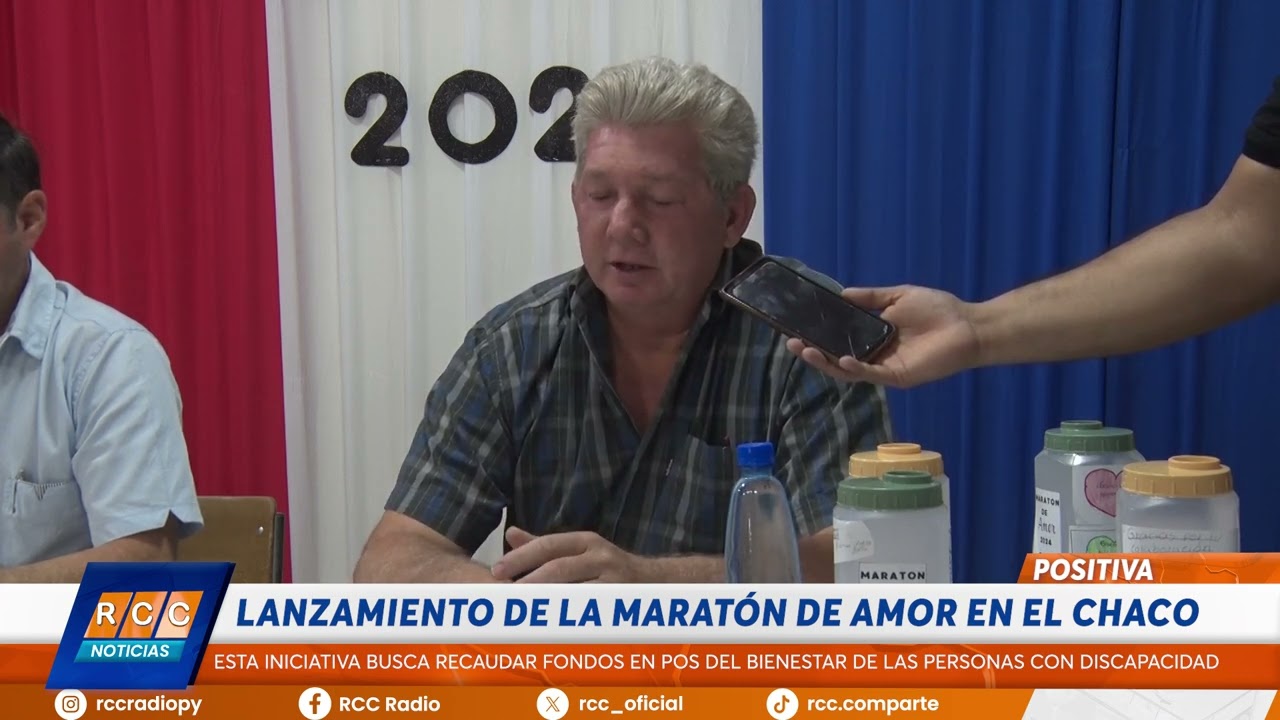 Video: Lanzaron oficialmente la Maratón de Amor en el Chaco