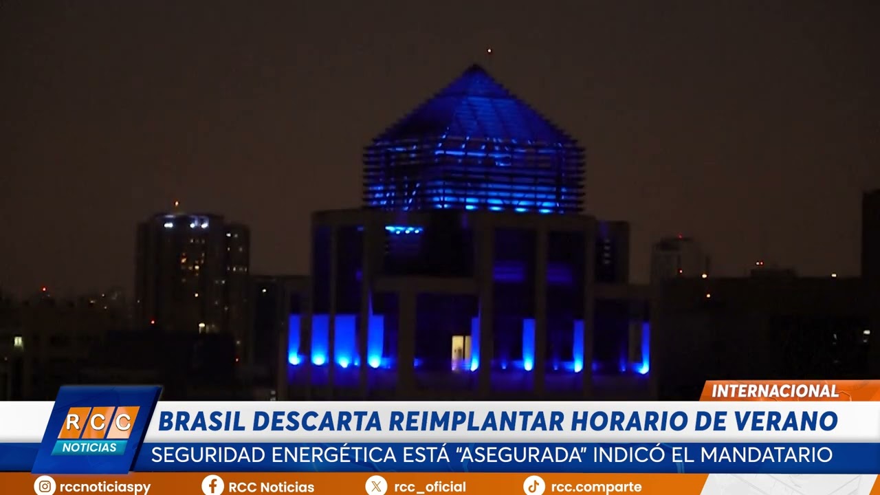 Video: Brasil descarta reimplantar horario de verano a pesar de la sequía