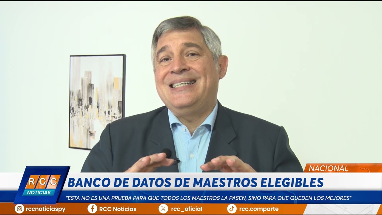 Video: Luis Ramírez asegura que solo los docentes más capacitados ingresarán al sistema educativo