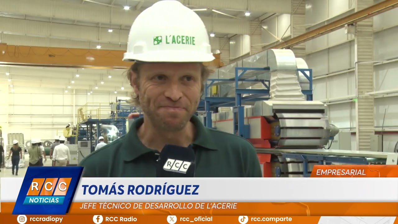 Video: L'ACERIE inaugura planta de chapas termoacústicas en Mariano Roque Alonso