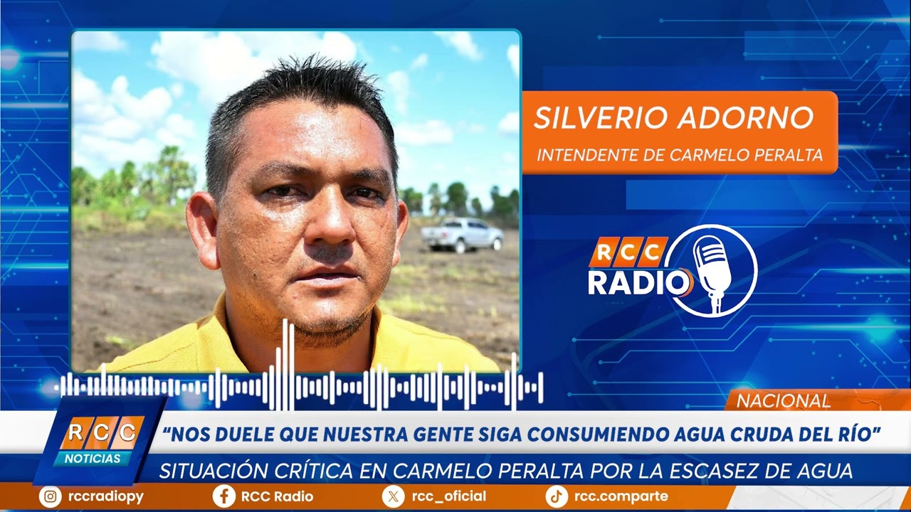 Video: Situación crítica en Carmelo Peralta por escasez de agua en zonas urbanas