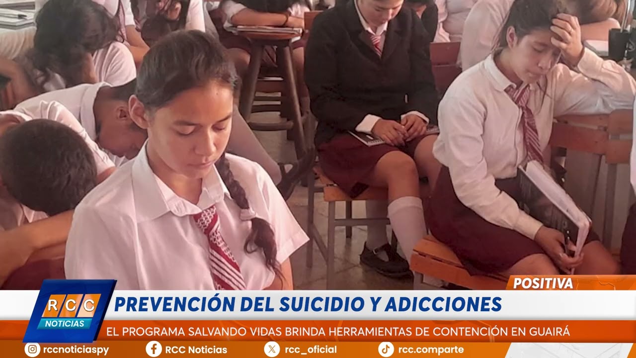 Video: Programa de Prevención del Suicidio y Adicciones se implementa en Guairá